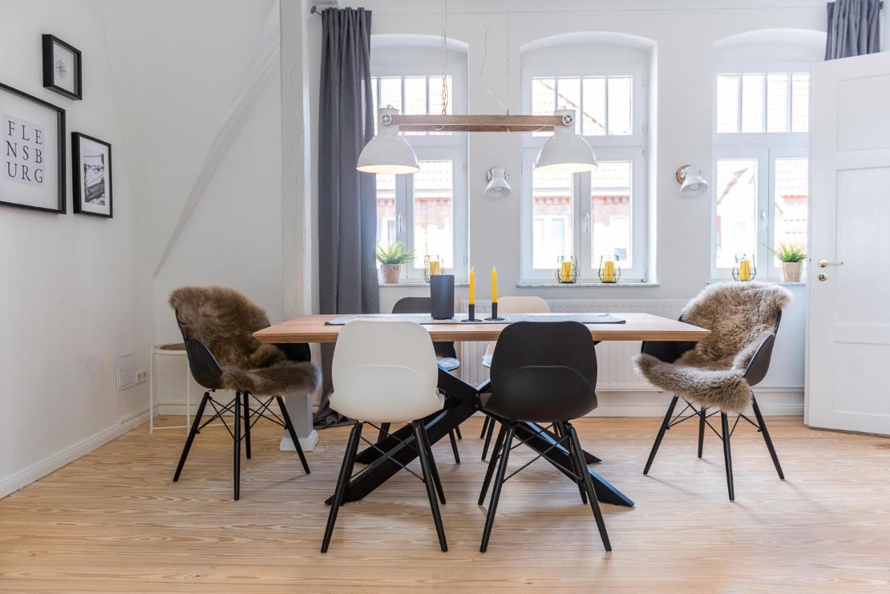 Fewo1846 - Flensburg68 - Komfortable Maisonettewohnung Fuer 6 Personen Mit Dachbalkon Im 4 Og Zewnętrze zdjęcie