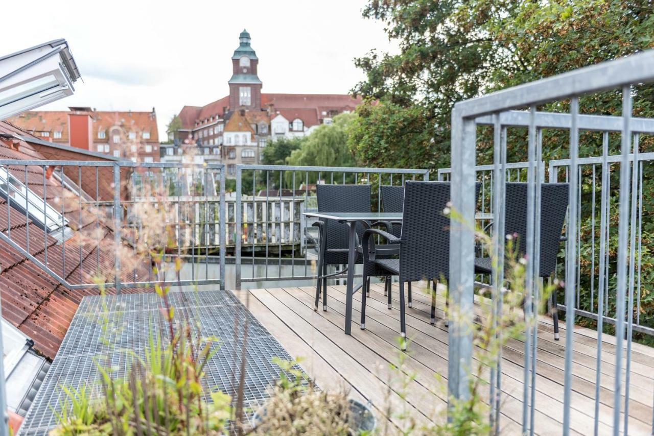 Fewo1846 - Flensburg68 - Komfortable Maisonettewohnung Fuer 6 Personen Mit Dachbalkon Im 4 Og Zewnętrze zdjęcie